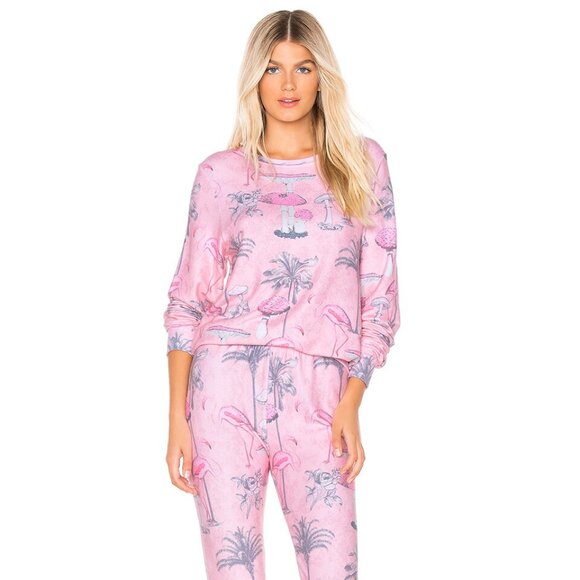 BRAND NEW Wildfox Pink Paradise Sweatshirt - Picture 1 of 6